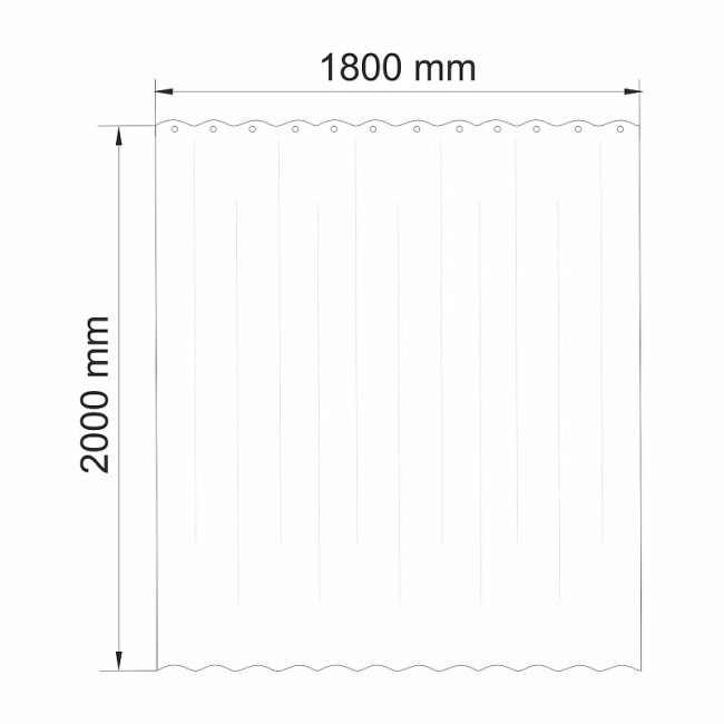 Штора для ванной WasserKraft Rhein SC-62102 Штора для ванной WasserKraft Rhein SC-62102