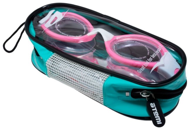 Очки для плавания Atemi B503 розовый/белый Очки для плавания Atemi B503 розовый/белый