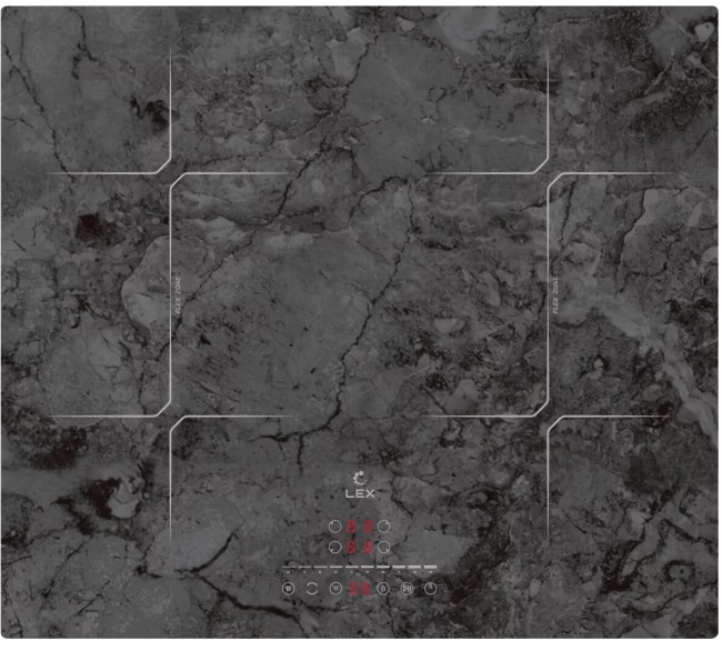 Встраиваемая индукционная варочная панель Lex EVI 640 F DS Встраиваемая индукционная варочная панель Lex EVI 640 F DS