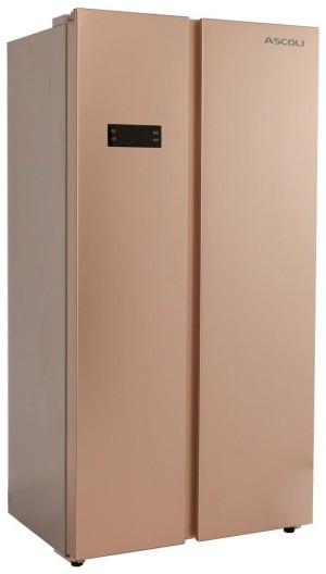 Холодильник Ascoli ACDG571WE золото