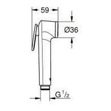 Гигиенический душ Grohe 124900