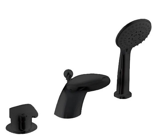 Смеситель для ванны Bravat F5140197BM-1-RUS черный Смеситель для ванны Bravat F5140197BM-1-RUS черный