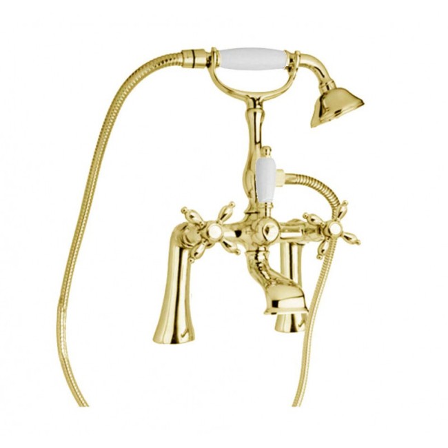 Смеситель на борт ванны Cezares (NOSTALGIA-PBV-03/24-Bi) золото Смеситель на борт ванны Cezares (NOSTALGIA-PBV-03/24-Bi) золото