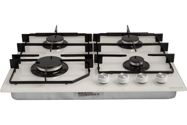 Встраиваемая газовая варочная панель Bravo FGH60G4 W Встраиваемая газовая варочная панель Bravo FGH60G4 W