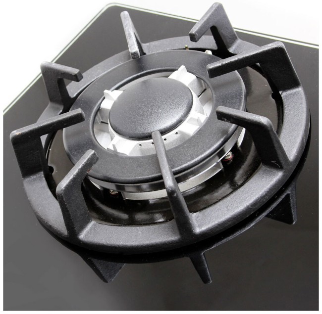 Встраиваемая газовая варочная панель Ginzzu HCG-449 черный