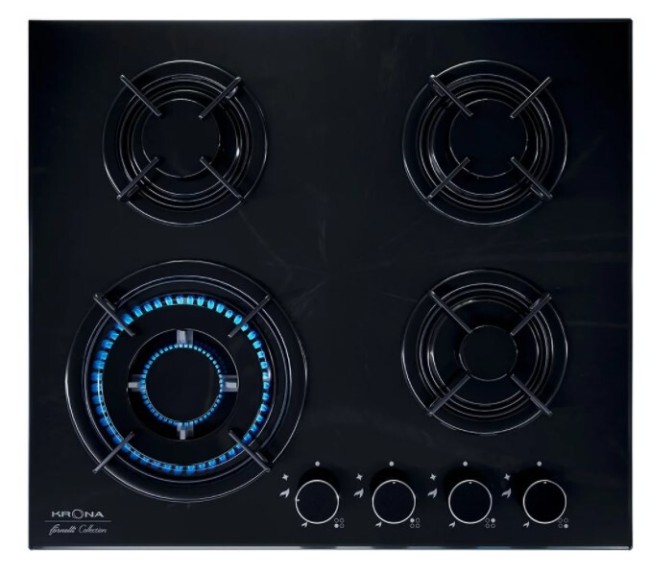 Встраиваемая газовая варочная панель Krona CORTESIA 60 BL