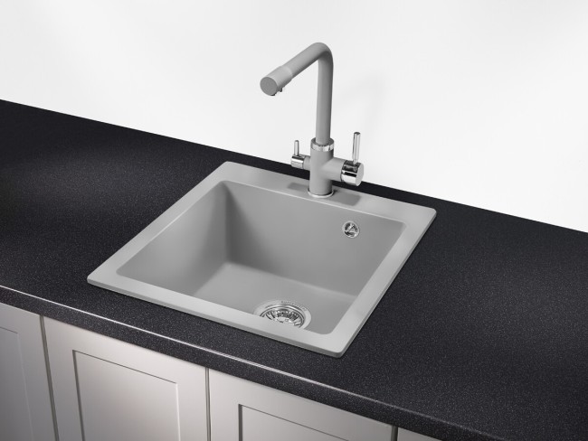 Кухонная мойка Kuppersberg Modena 45 NL 1B grey rock Кухонная мойка Kuppersberg Modena 45 NL 1B grey rock