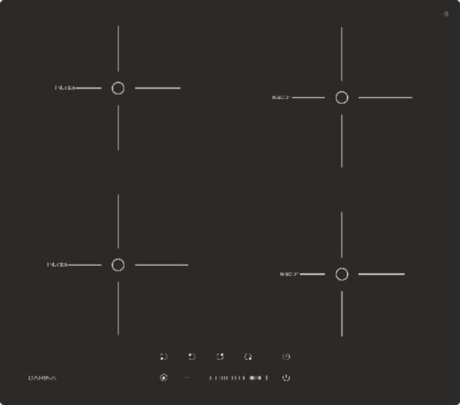 Встраиваемая индукционная варочная поверхность Darina PL EI313 B