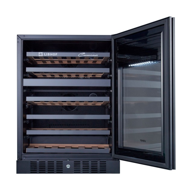 Встраиваемый винный шкаф Libhof CFD-46 Black