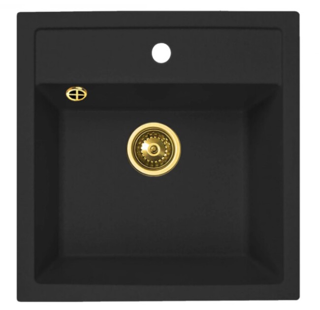 Кухонная мойка ZorG GR 515 black/bronze Кухонная мойка ZorG GR 515 black/bronze