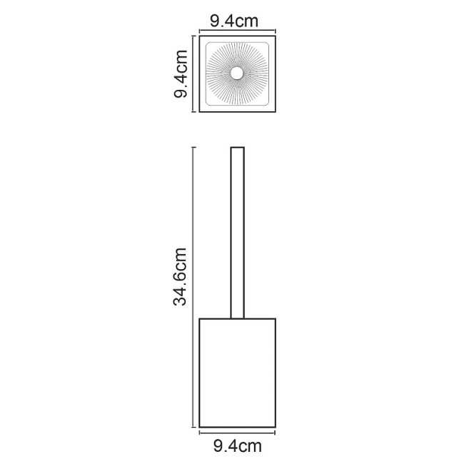 Щетка для унитаза WasserKraft Abens K-3727 Щетка для унитаза WasserKraft Abens K-3727