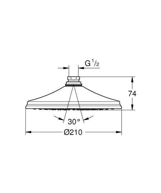 Верхний душ Grohe Rainshower 28369000 Верхний душ Grohe Rainshower 28369000
