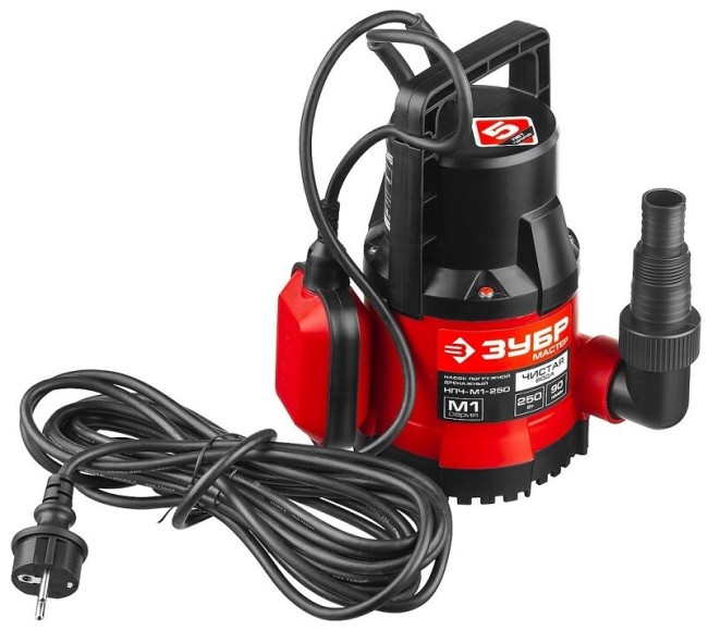 Насос дренажный Зубр НПЧ-М1-250 Насос дренажный Зубр НПЧ-М1-250