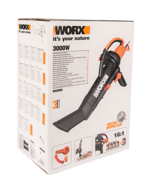 Воздуходувка Worx WG505E