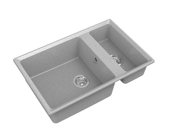 Кухонная мойка GranFest GF-LV-760K серый