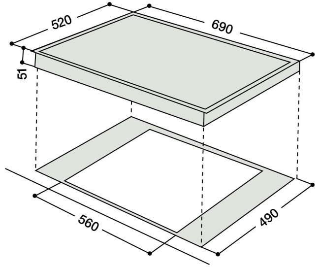 Встраиваемая электрическая варочная панель Hotpoint-Ariston KRC 741 DZ