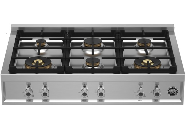 Встраиваемая газовая варочная панель Bertazzoni RT366PROX Встраиваемая газовая варочная панель Bertazzoni RT366PROX