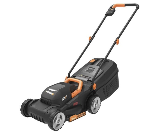 Газонокосилка аккумуляторная Worx WG730E Газонокосилка аккумуляторная Worx WG730E