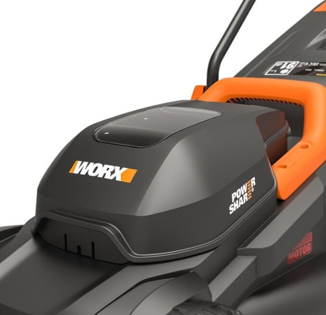 Газонокосилка аккумуляторная Worx WG730E Газонокосилка аккумуляторная Worx WG730E