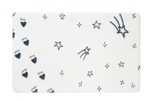 Коврик для ванной Fixsen Teddy Sky FX-6001S белый Коврик для ванной Fixsen Teddy Sky FX-6001S белый