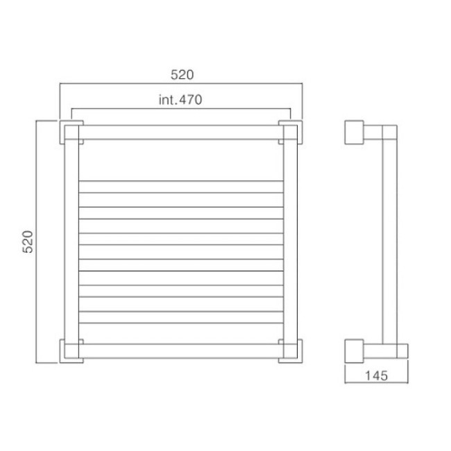 Полотенцесушитель водяной Margaroli (7105206MBN) черный матовый