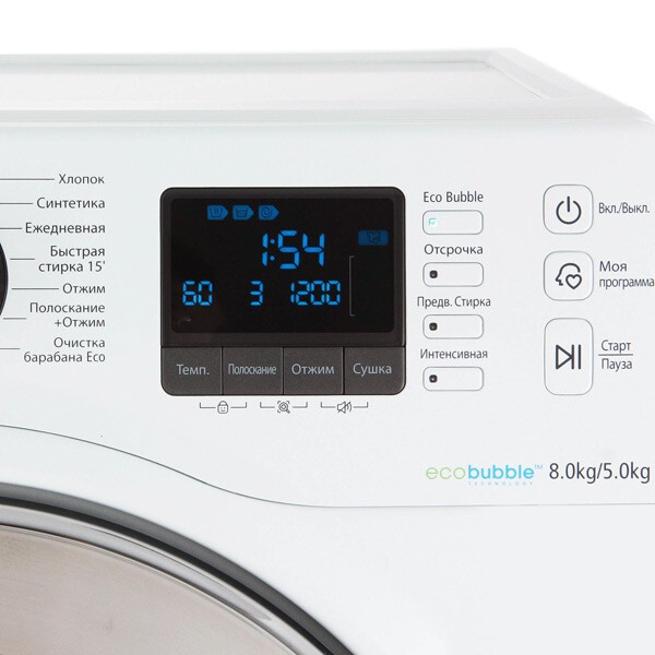 Стиральная машина с сушкой Samsung WD806U2GAWQ