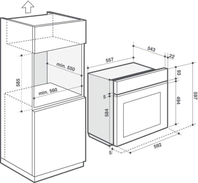 Встраиваемый электрический духовой шкаф Brandt BOH1224X