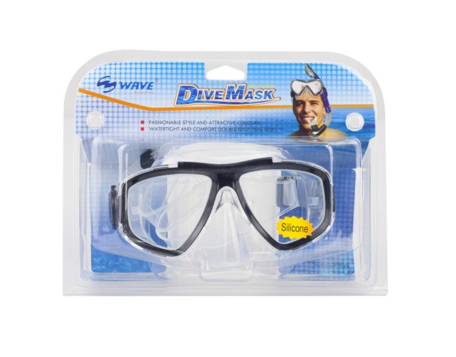 Маска для плавания Wave M-1359 черный
