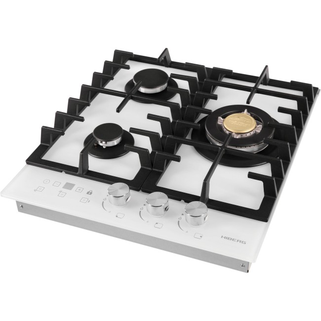 Встраиваемая газовая варочная панель Hiberg VM 4535 W