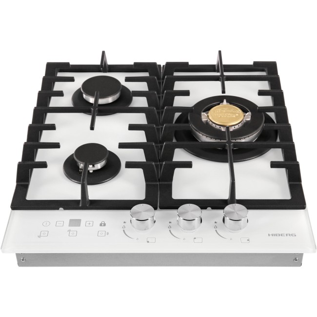 Встраиваемая газовая варочная панель Hiberg VM 4535 W