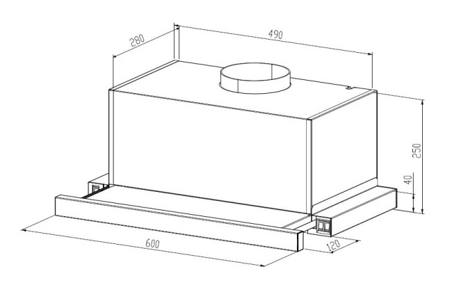 Встраиваемая вытяжка Zugel ZHT652GW Встраиваемая вытяжка Zugel ZHT652GW