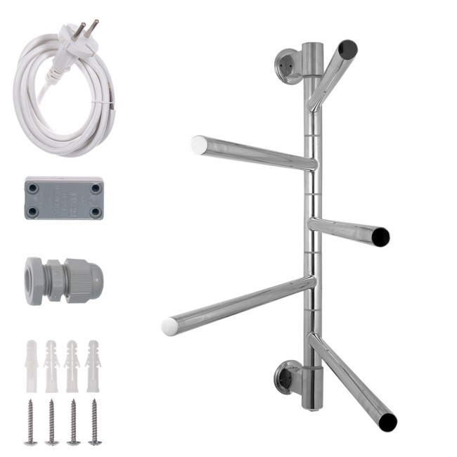 Электрический полотенцесушитель Energy I chrome G5 640x555 хром