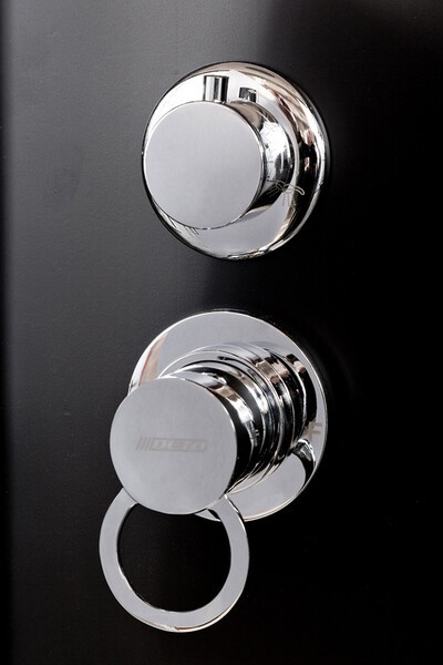 Душевая кабина Deto BM4510LEDBLACK