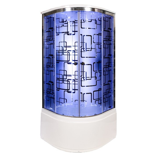 Душевая кабина Deto BM4510LEDBLACK