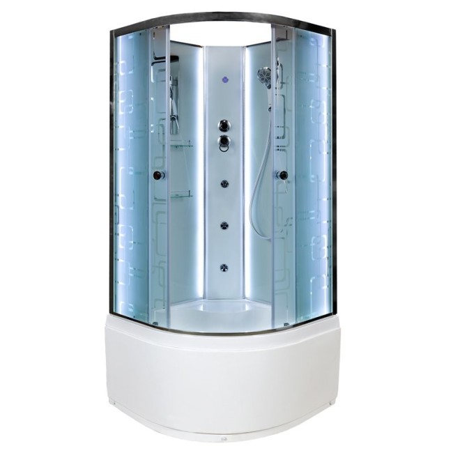 Душевая кабина Deto EM4510NLED+GM