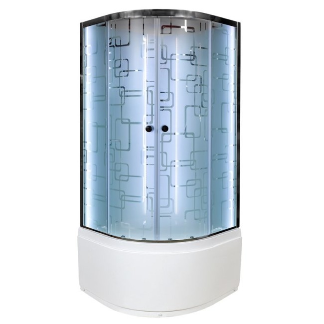 Душевая кабина Deto EM4510NLED+GM