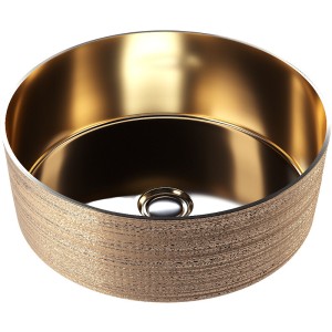 Раковина Grossman Раковина GR-5010GG (355*355*115) ЗОЛОТАЯ