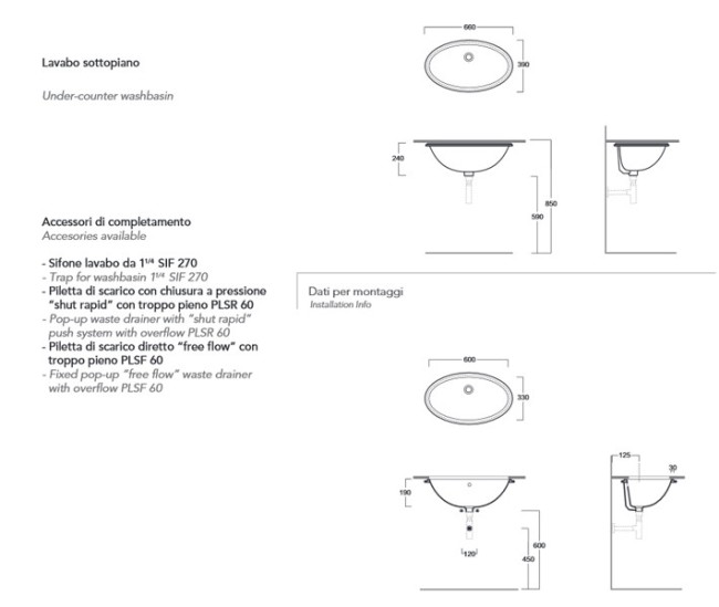 Раковина встраиваемая Simas SPAZIO (LFT74bia) белый
