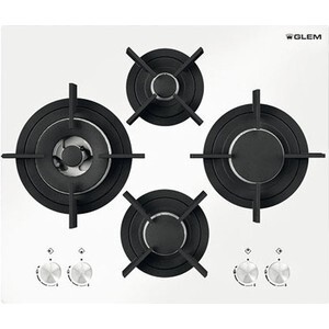 Встраиваемая газовая варочная панель Glem GVP685HWH