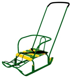 Санки Ника Тимка 3+ (Т3+) зеленый