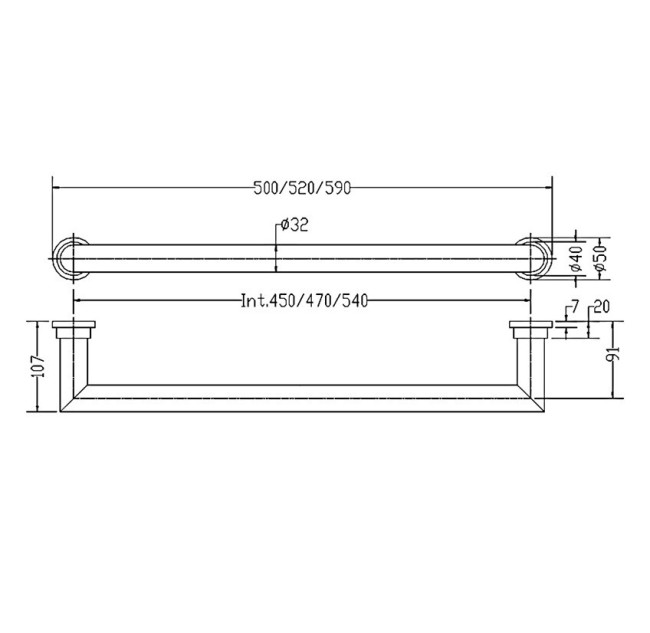 Полотенцесушитель электрический Margaroli Sereno 621 (MA0621NN0002CR)