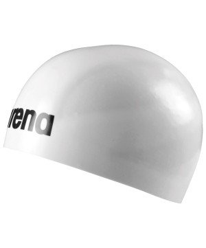 Шапочка для плавания Arena 3D Ultra White/Black (91656 15 L)