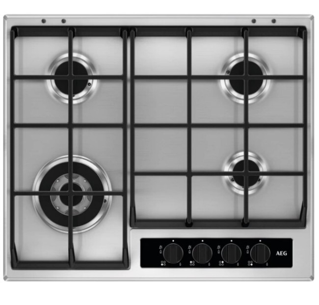 Встраиваемая газовая варочная панель Aeg HG 565455 SY Встраиваемая газовая варочная панель Aeg HG 565455 SY