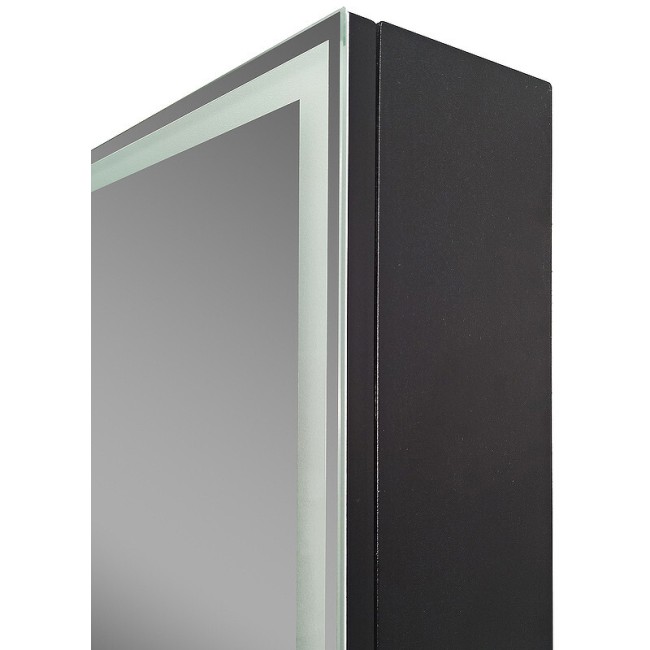 Зеркальный шкаф Continent Mirror Box black Led МВК053 Зеркальный шкаф Continent Mirror Box black Led МВК053