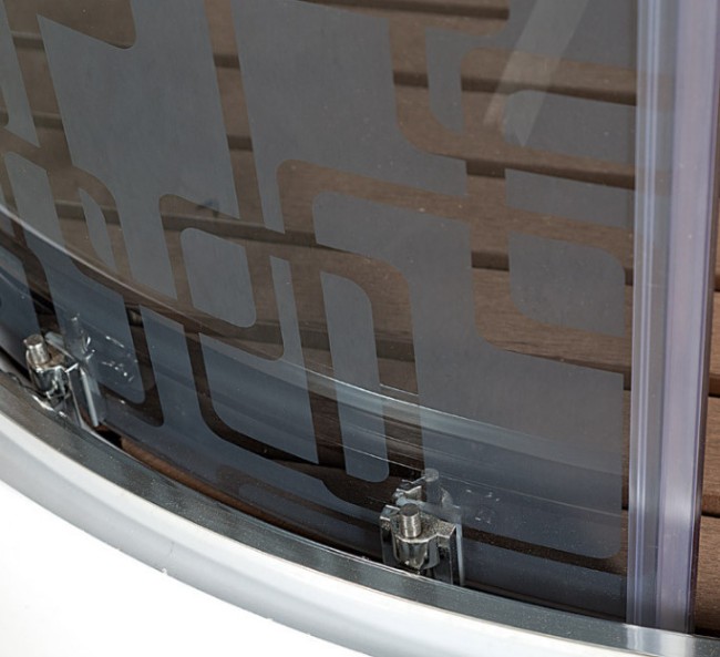 Душевая кабина Deto BM1590NLED+GMBLACK