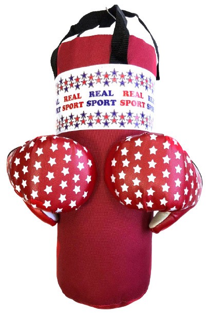 Набор боксерский Realsport МИНИ RS150 красный