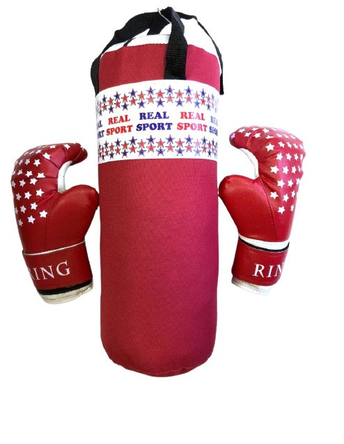 Набор боксерский Realsport МИНИ RS150 красный
