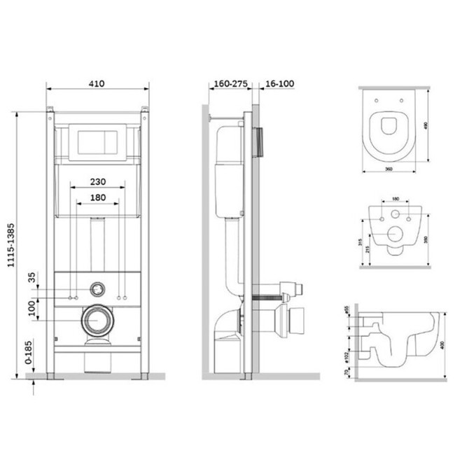Готовое решение Damixa SIRIUS DX86.IS10151.1700