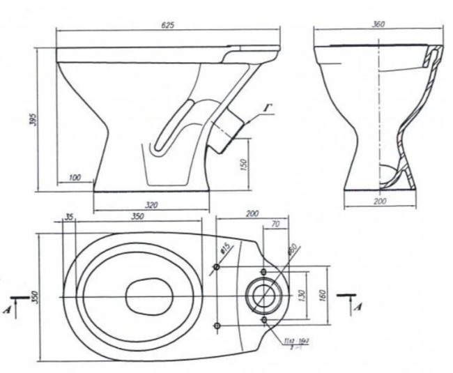 Унитаз компакт ЛЗСФ Оптима стандарт ( 10/1/5/3-21) Унитаз компакт ЛЗСФ Оптима стандарт ( 10/1/5/3-21)