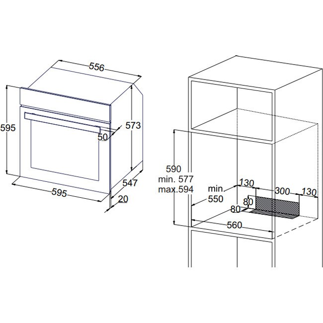 Встраиваемый электрический духовой шкаф Zigmund & Shtain E 149 B